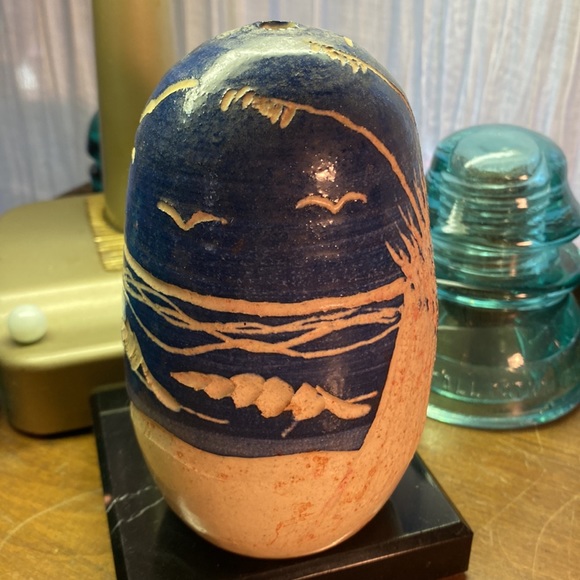 Sonny Fletcher Pottery Seed Pot Signed Native American Southwestern Style - Picture 2 of 6